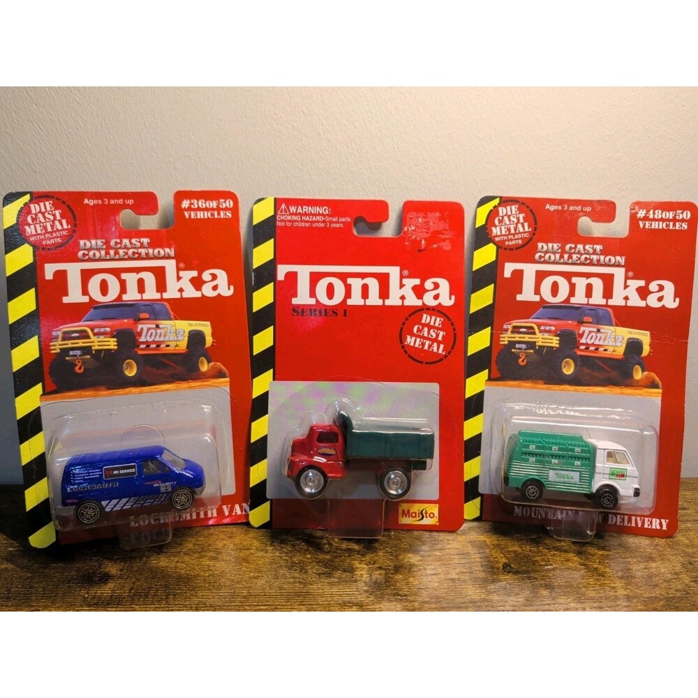 Tonka Die Cast Collection - 1998/1999 Trucks - New/Sealed